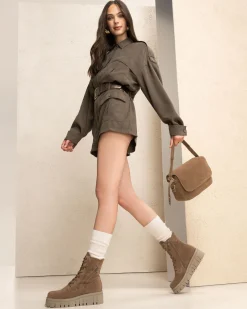 Anfibi Donna in Suede