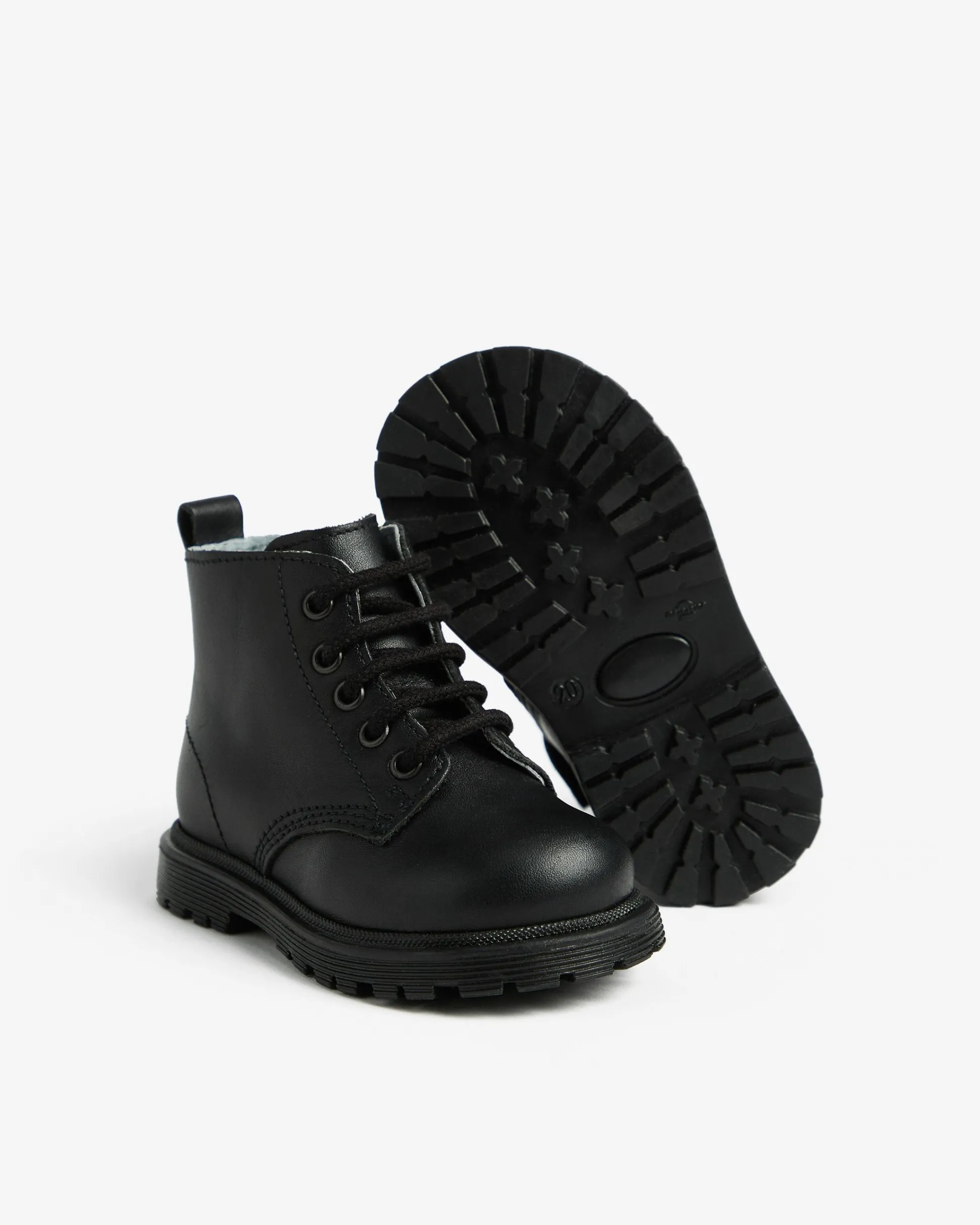 Anfibi Junior da Bambina in Pelle