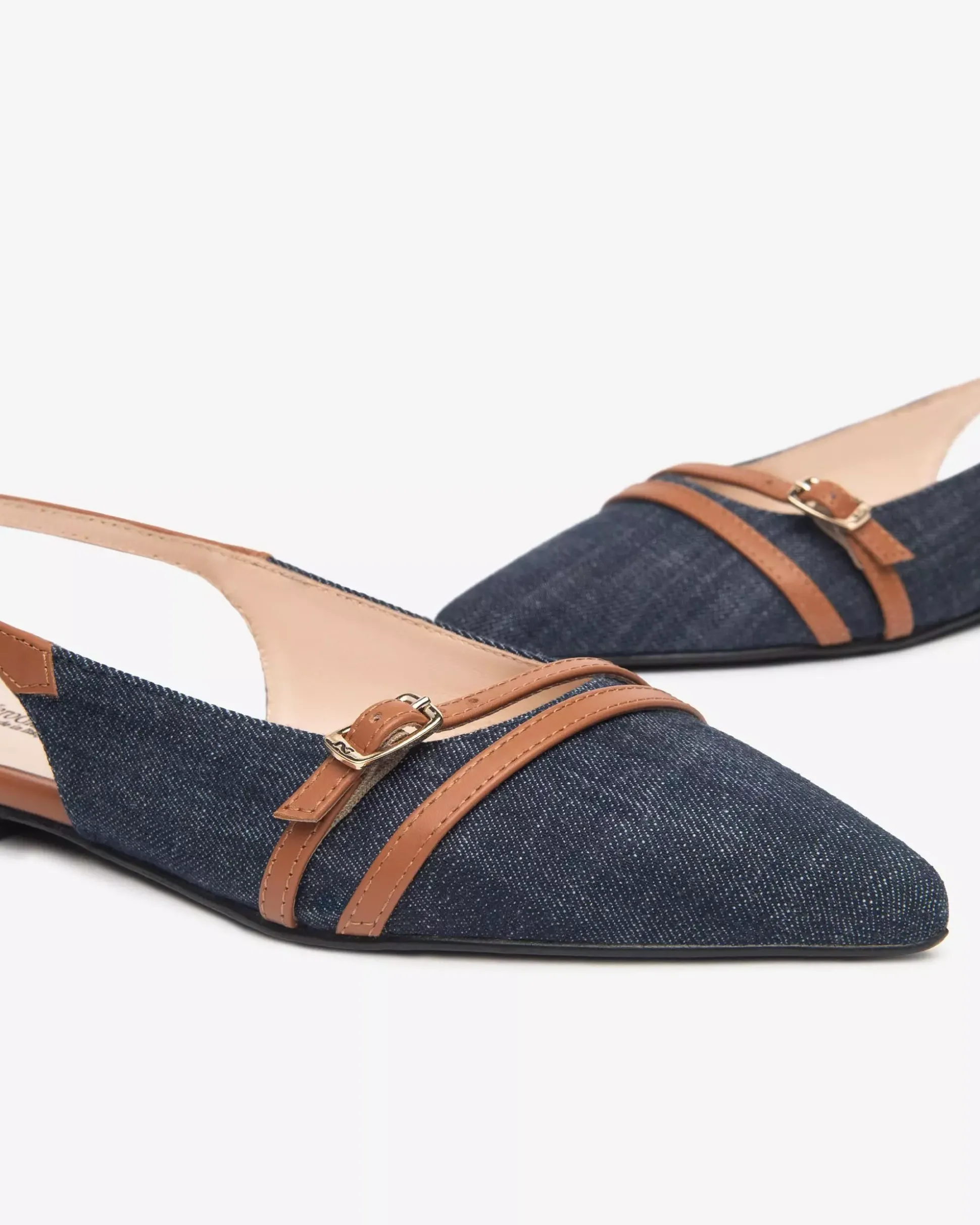 Ballerine Donna in Tessuto e Pelle