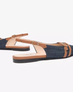Ballerine Donna in Tessuto e Pelle