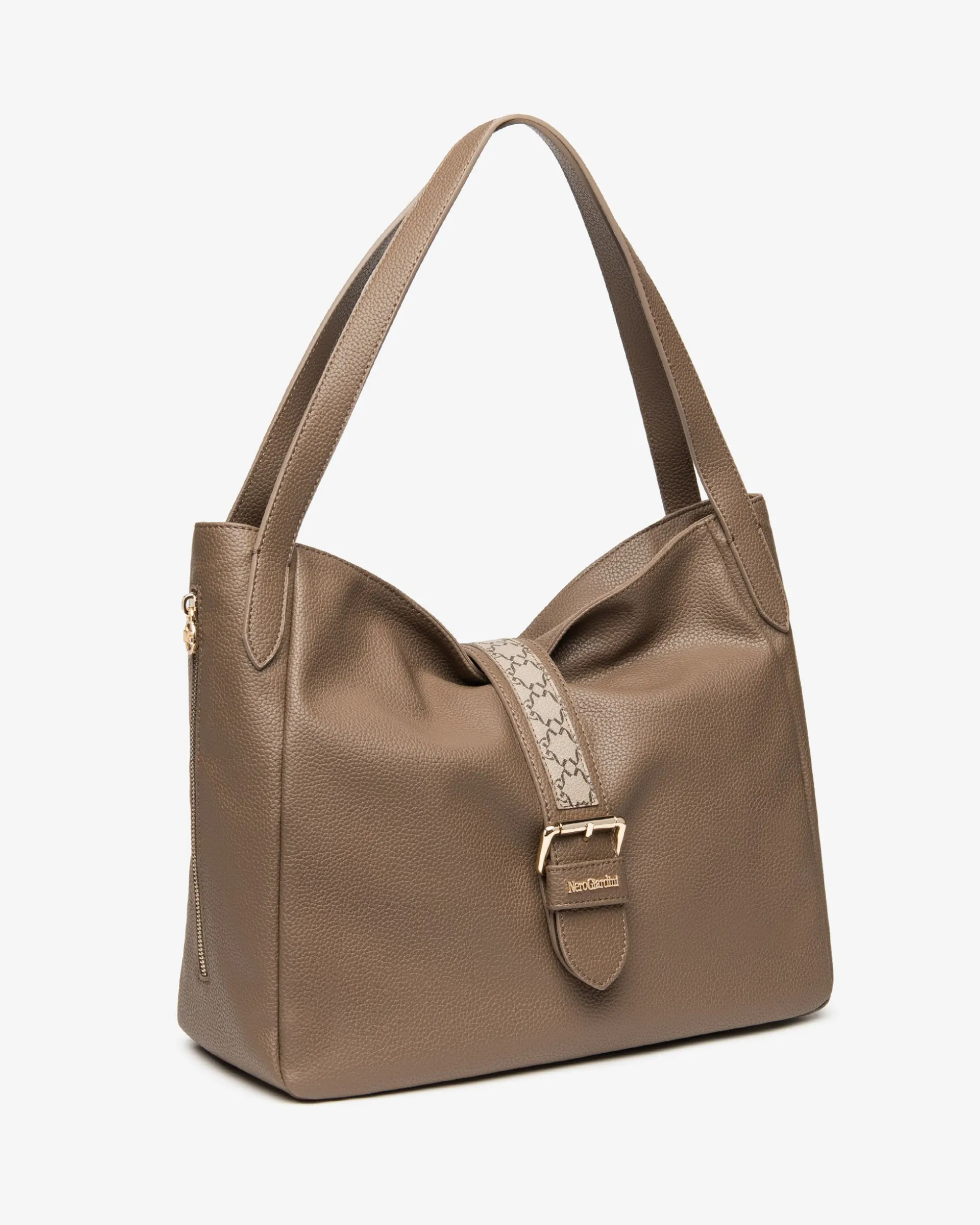 Borsa Hobo da Donna in Materiale Tecnico