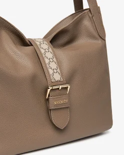 Borsa Hobo da Donna in Materiale Tecnico