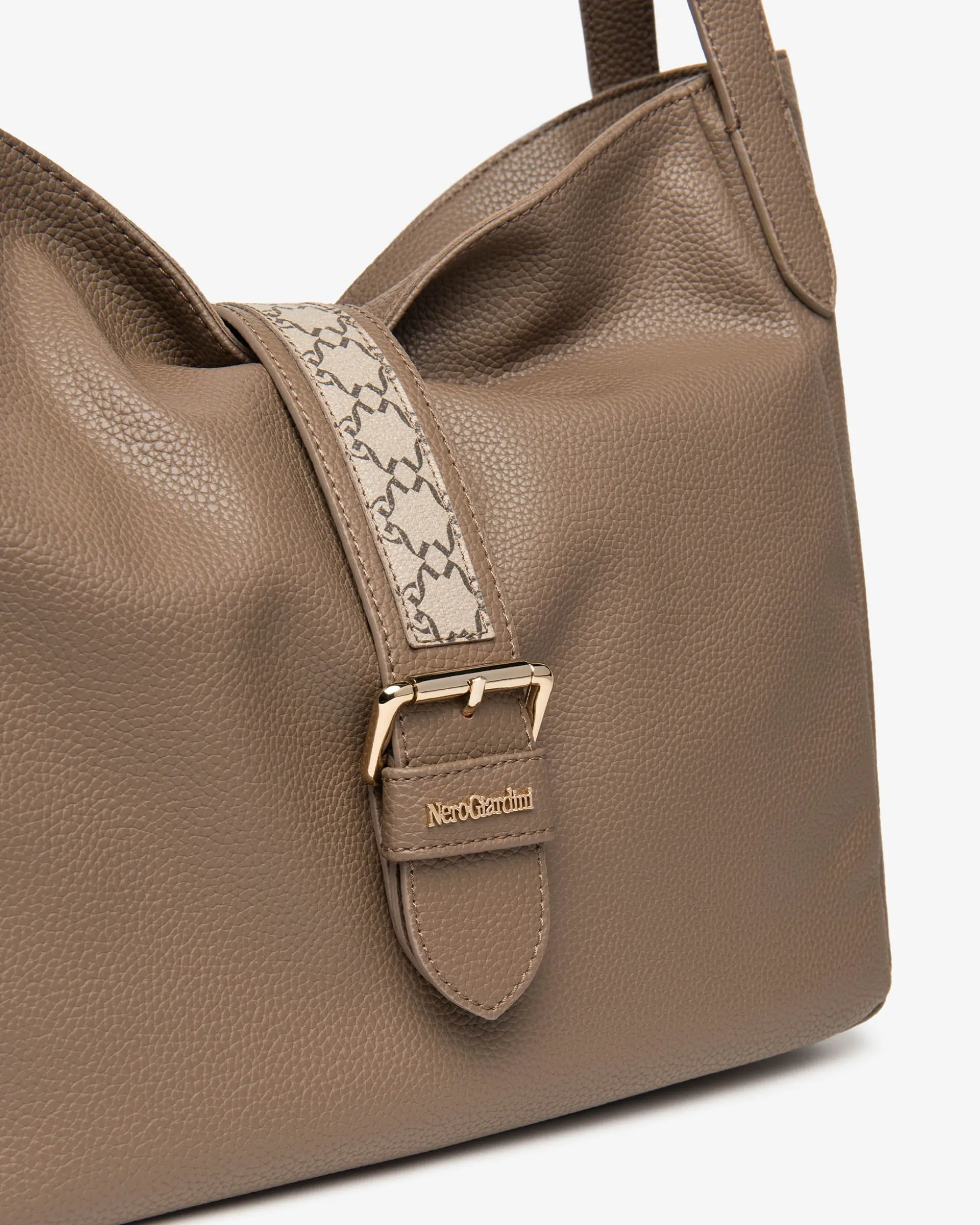 Borsa Hobo da Donna in Materiale Tecnico