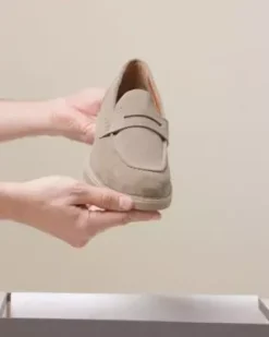 Mocassini Uomo in Camoscio