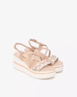 Sandali Donna in Pelle e Materiale Tecnico
