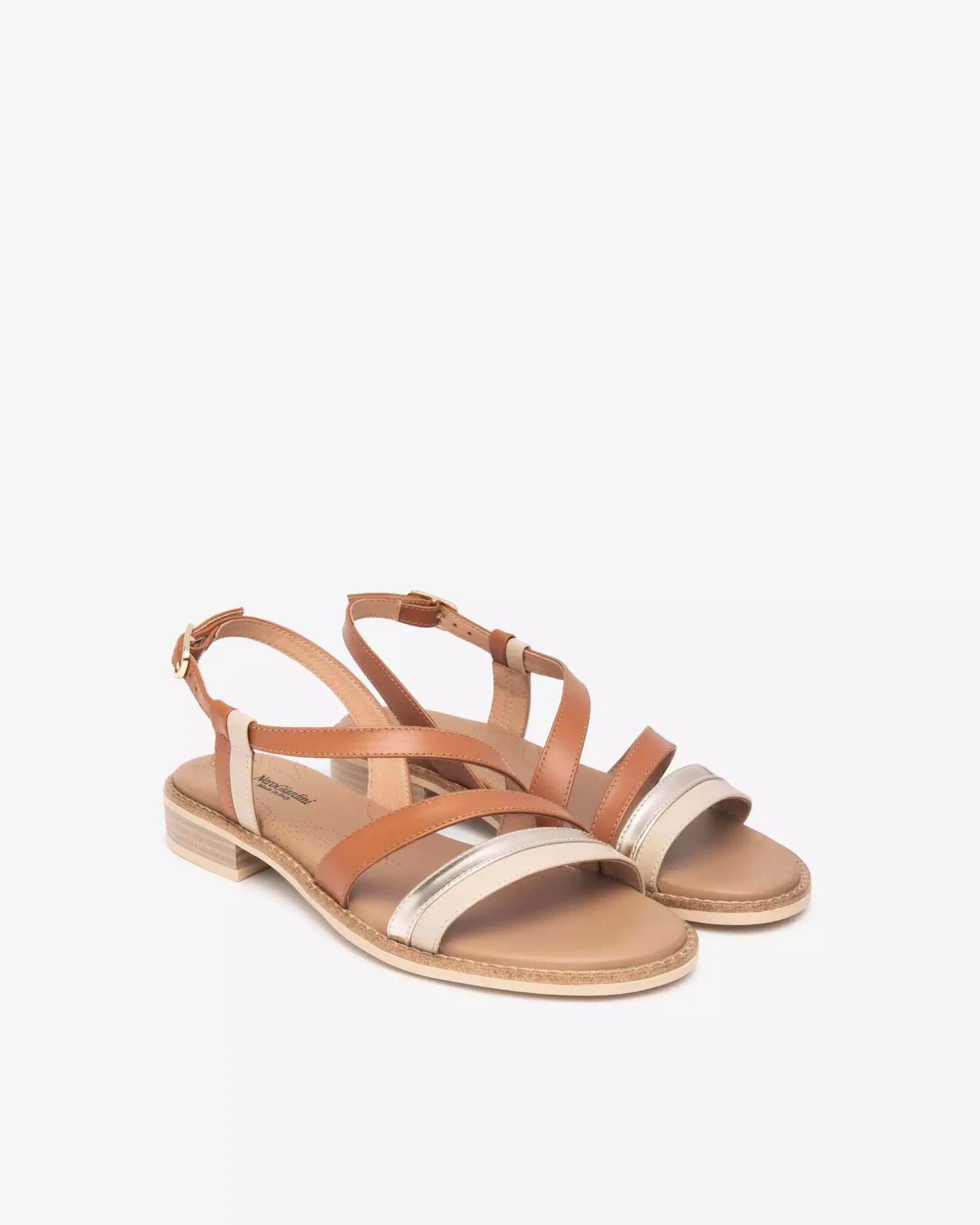 Sandali Donna in Pelle e Materiale Tecnico
