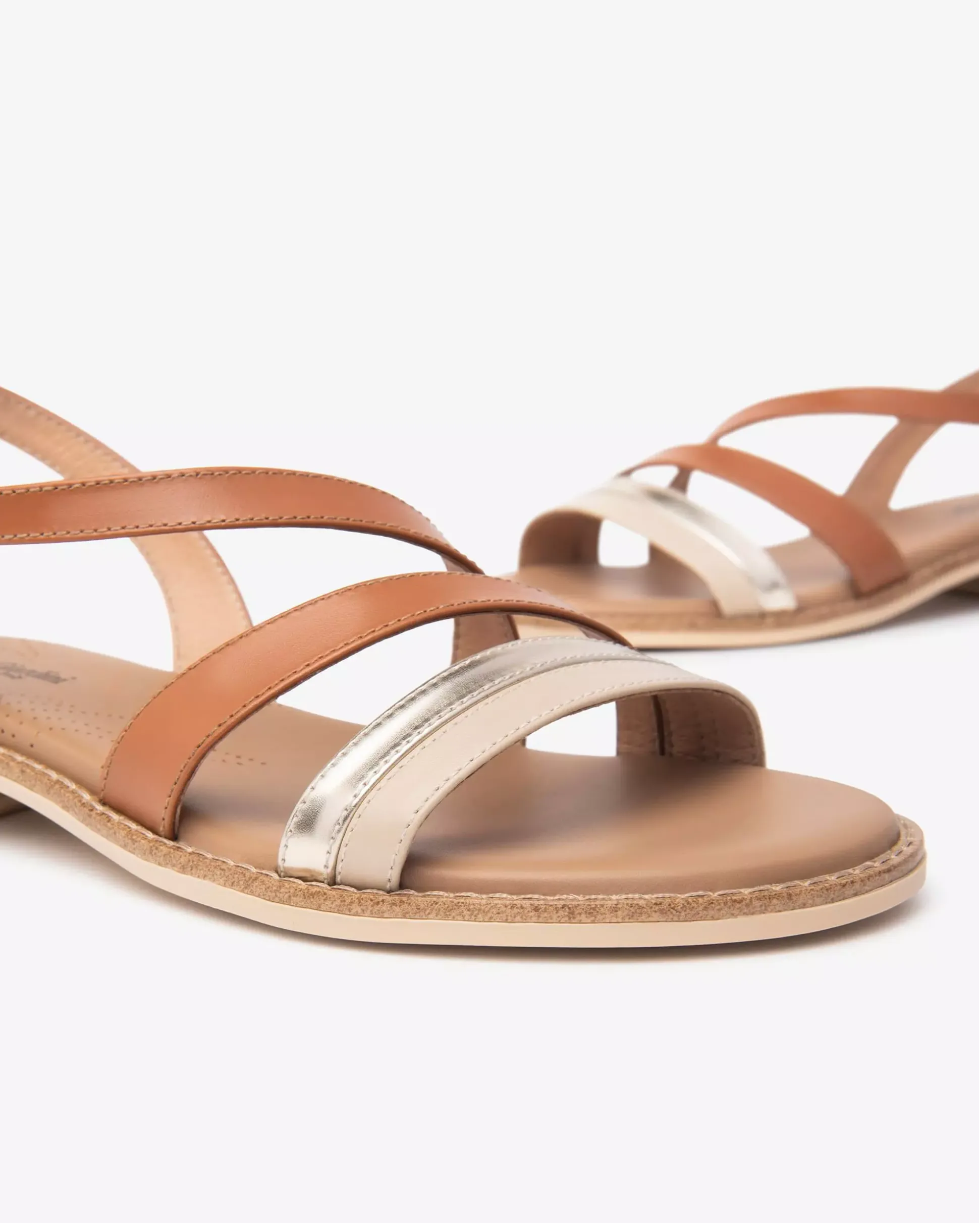 Sandali Donna in Pelle e Materiale Tecnico