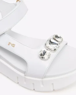 Sandali Donna in Pelle e Materiale Tecnico