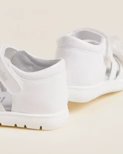Sandali Junior da Bambina in Pelle e Materiale Tecnico