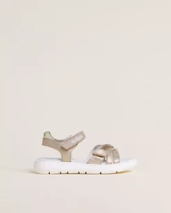 Sandali Junior da Bambina in Pelle e Materiale Tecnico