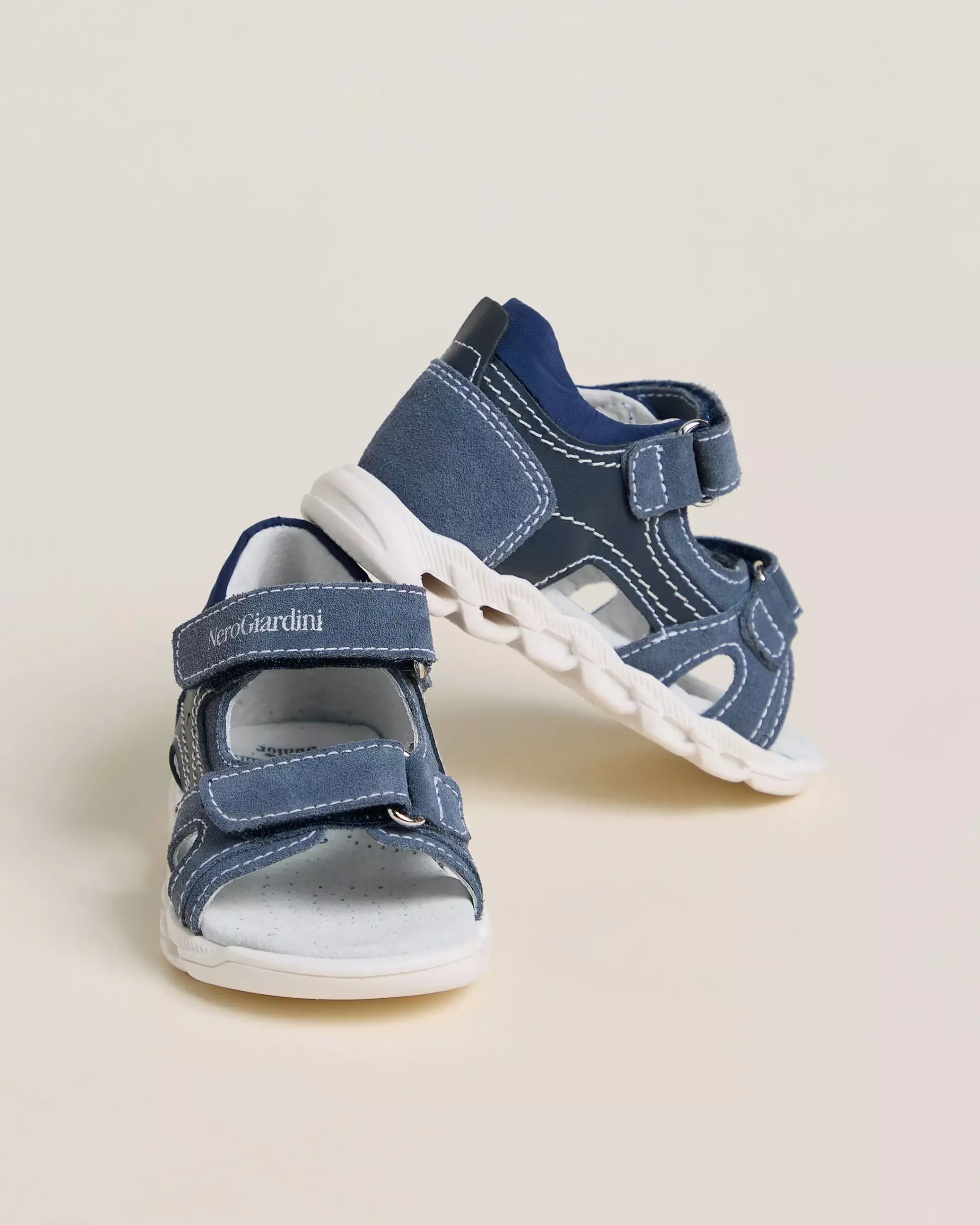 Sandali Junior da Bambino in Camoscio, Pelle e Tela