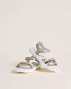 Sandali Teen da Ragazza in Pelle e Materiale Tecnico