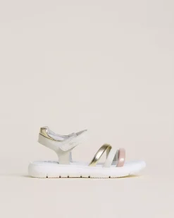 Sandali Teen da Ragazza in Pelle e Materiale Tecnico