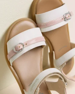 Sandali Teen da Ragazza in Pelle e Materiale Tecnico