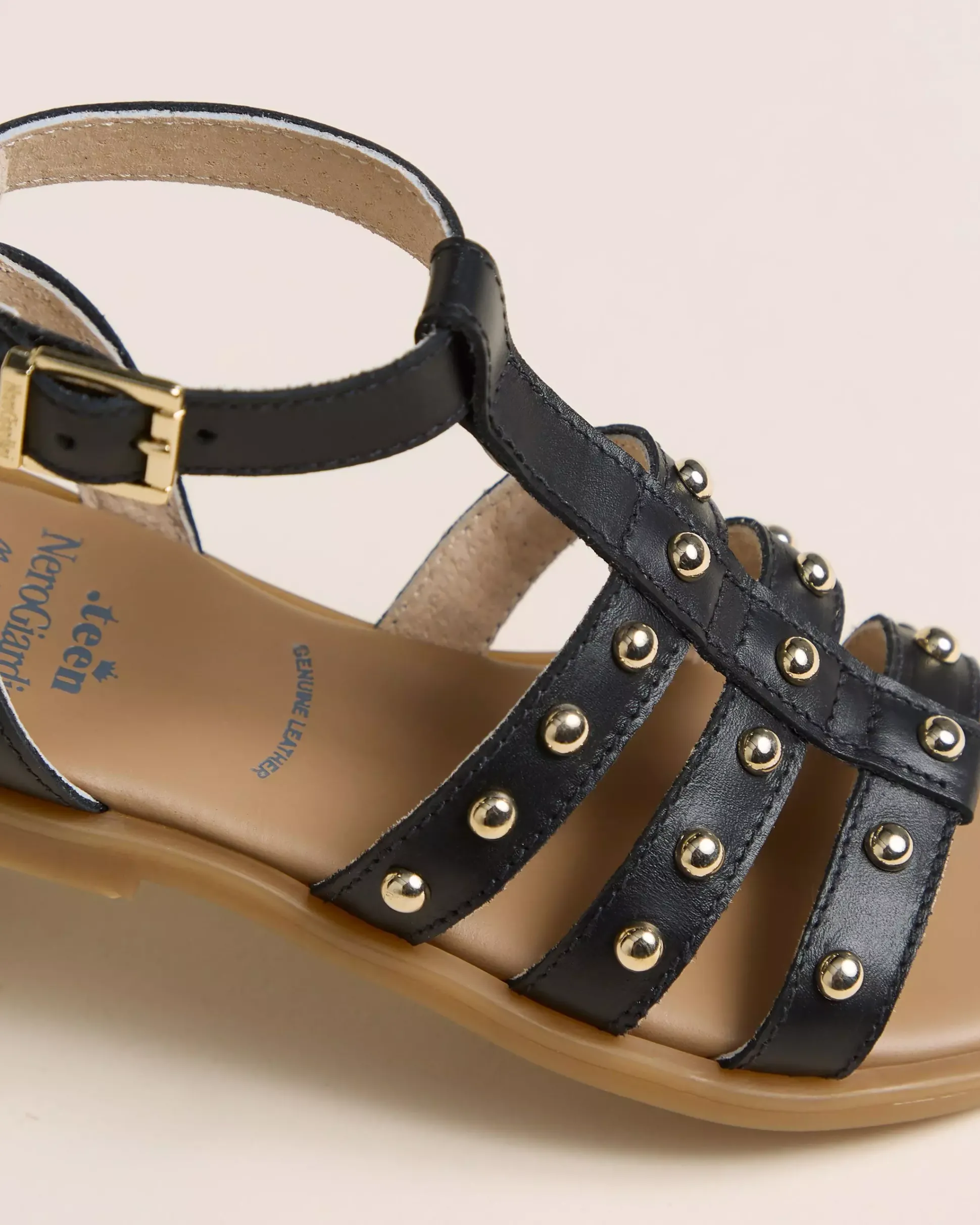Sandali Teen da Ragazza in Pelle