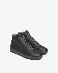 Sneakers Alta Uomo in Pelle