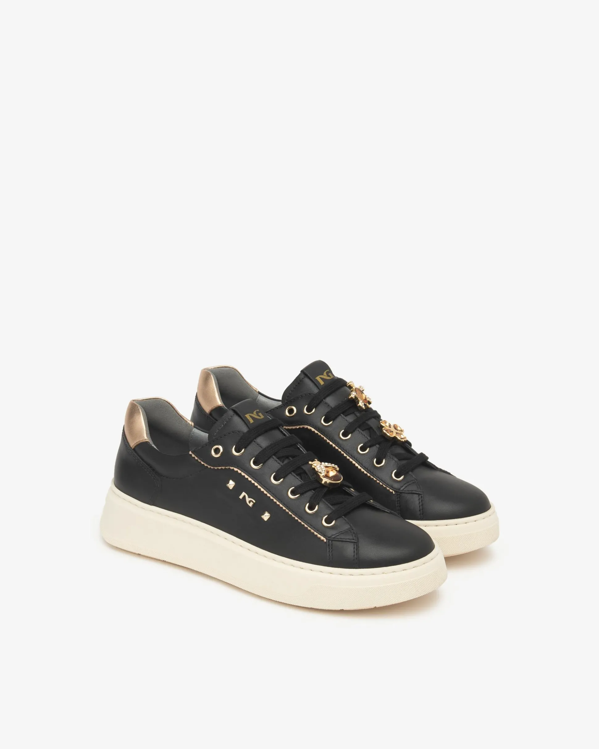 Sneakers Donna in Pelle e Materiale Tecnico