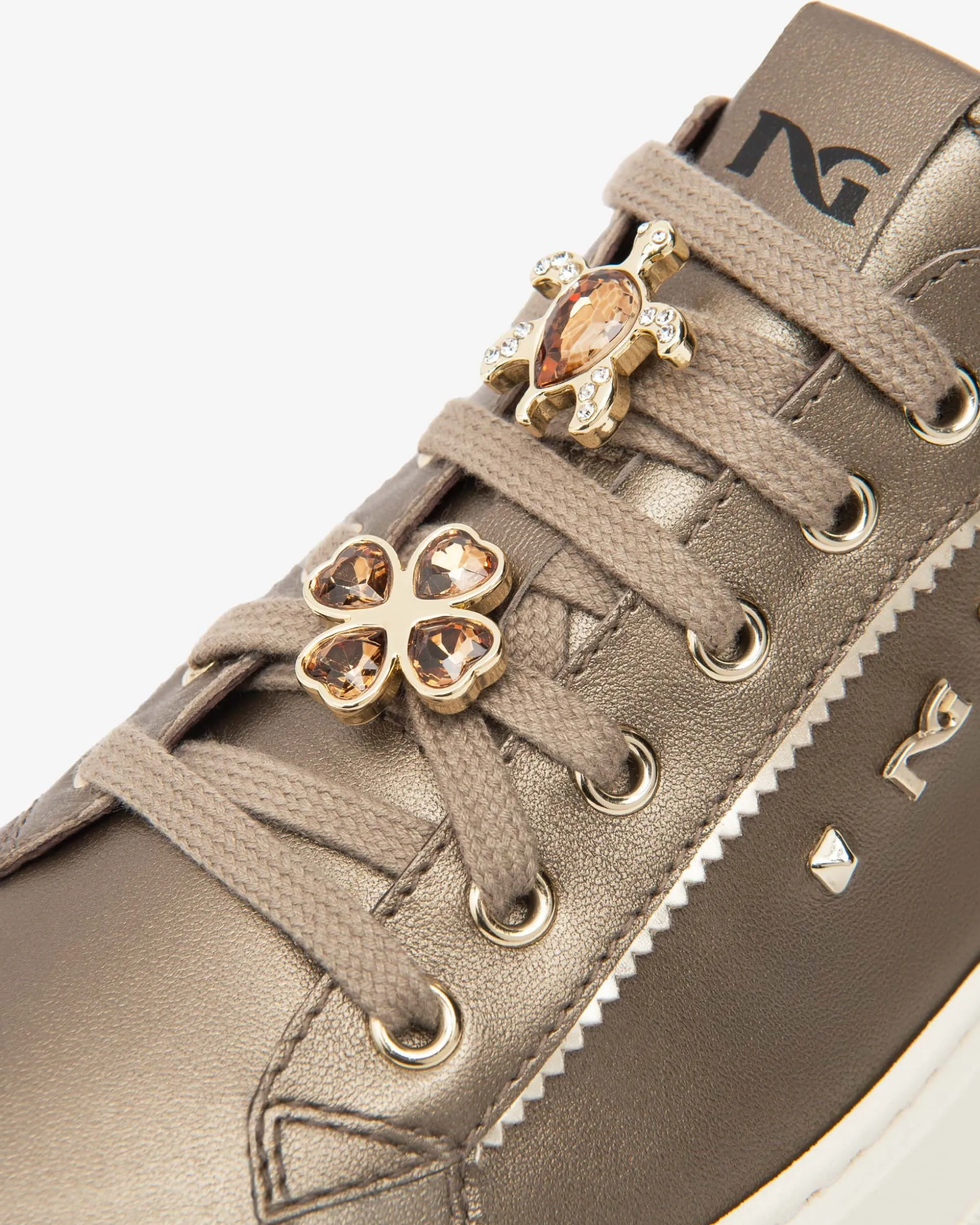 Sneakers Donna in Pelle e Materiale Tecnico