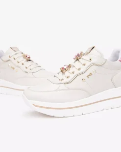 Sneakers Donna in Pelle e Materiale Tecnico