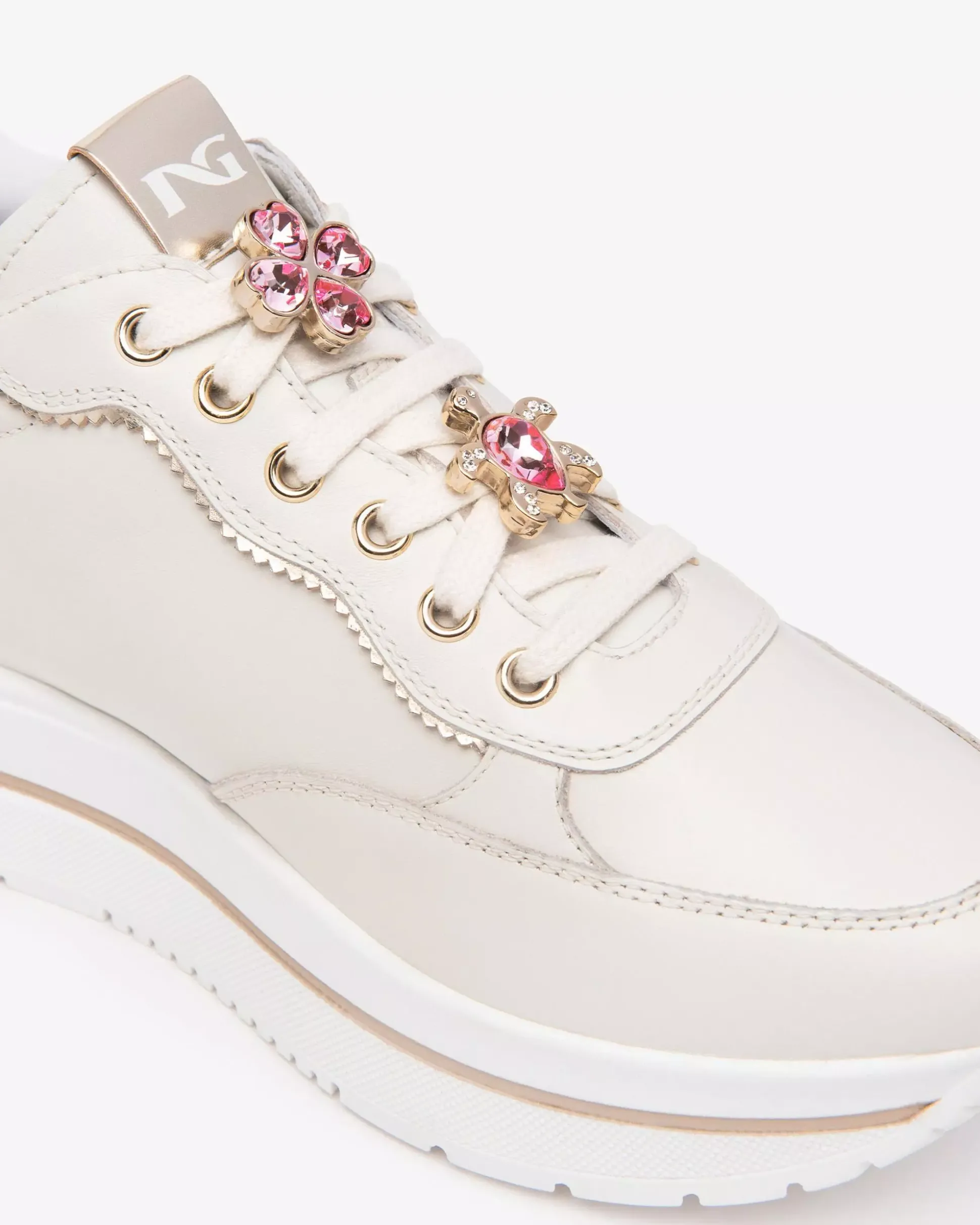 Sneakers Donna in Pelle e Materiale Tecnico