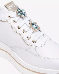 Sneakers Donna in Pelle e Materiale Tecnico