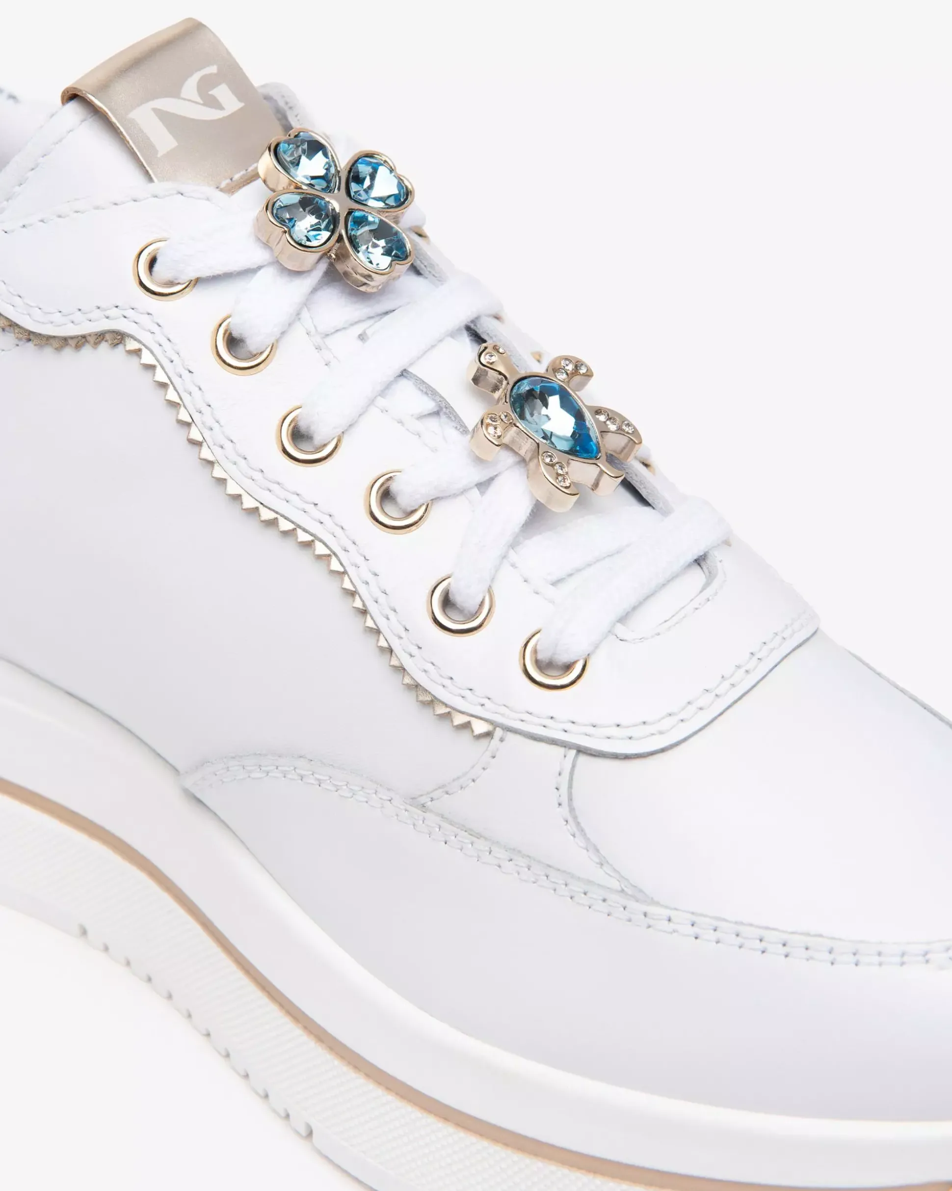 Sneakers Donna in Pelle e Materiale Tecnico