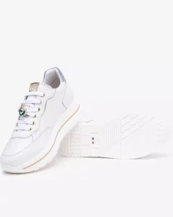 Sneakers Donna in Pelle e Materiale Tecnico