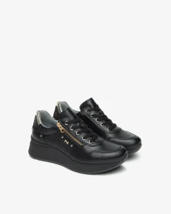 Sneakers Donna in Pelle e Materiale Tecnico