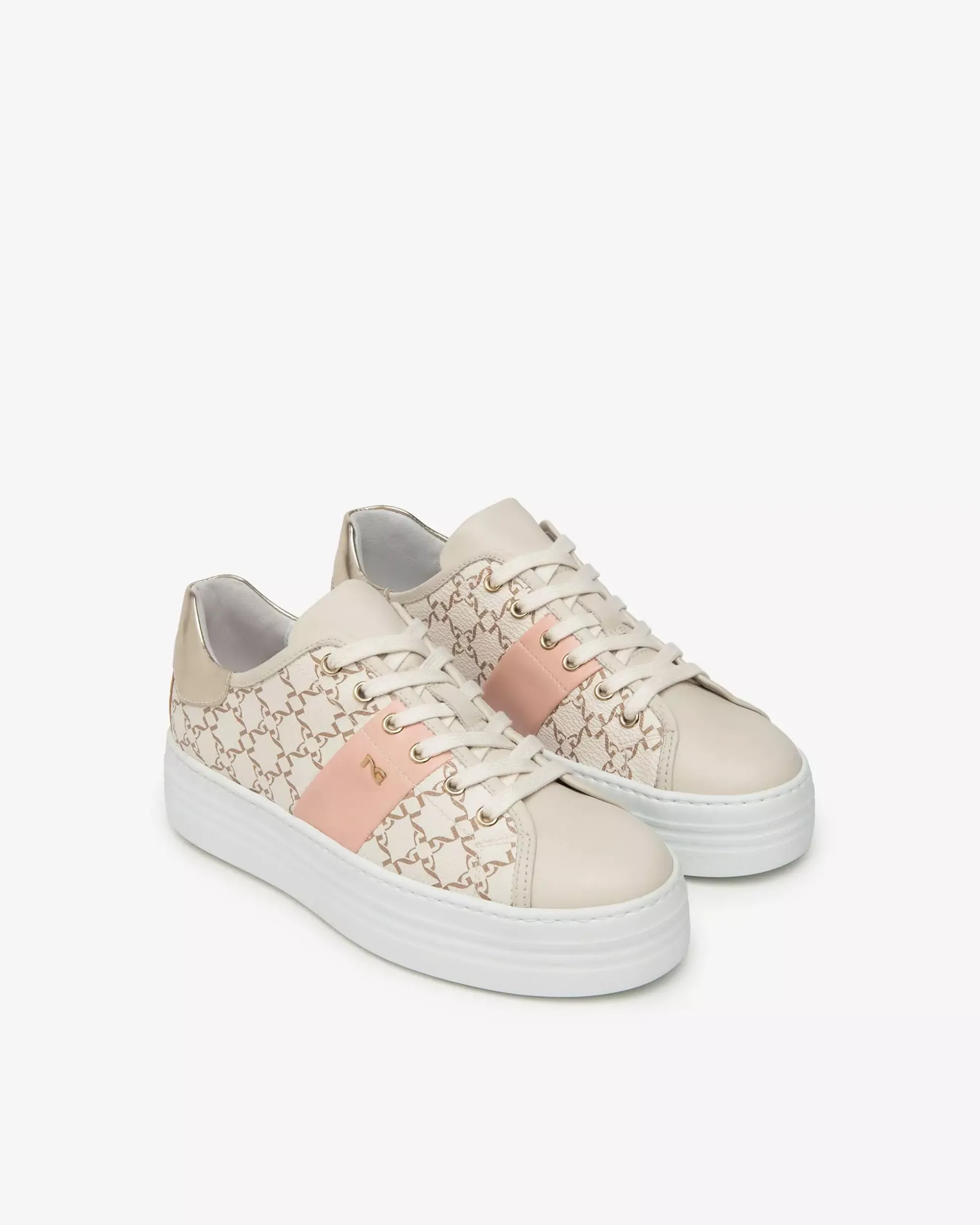 Sneakers Donna in Pelle e Materiale Tecnico