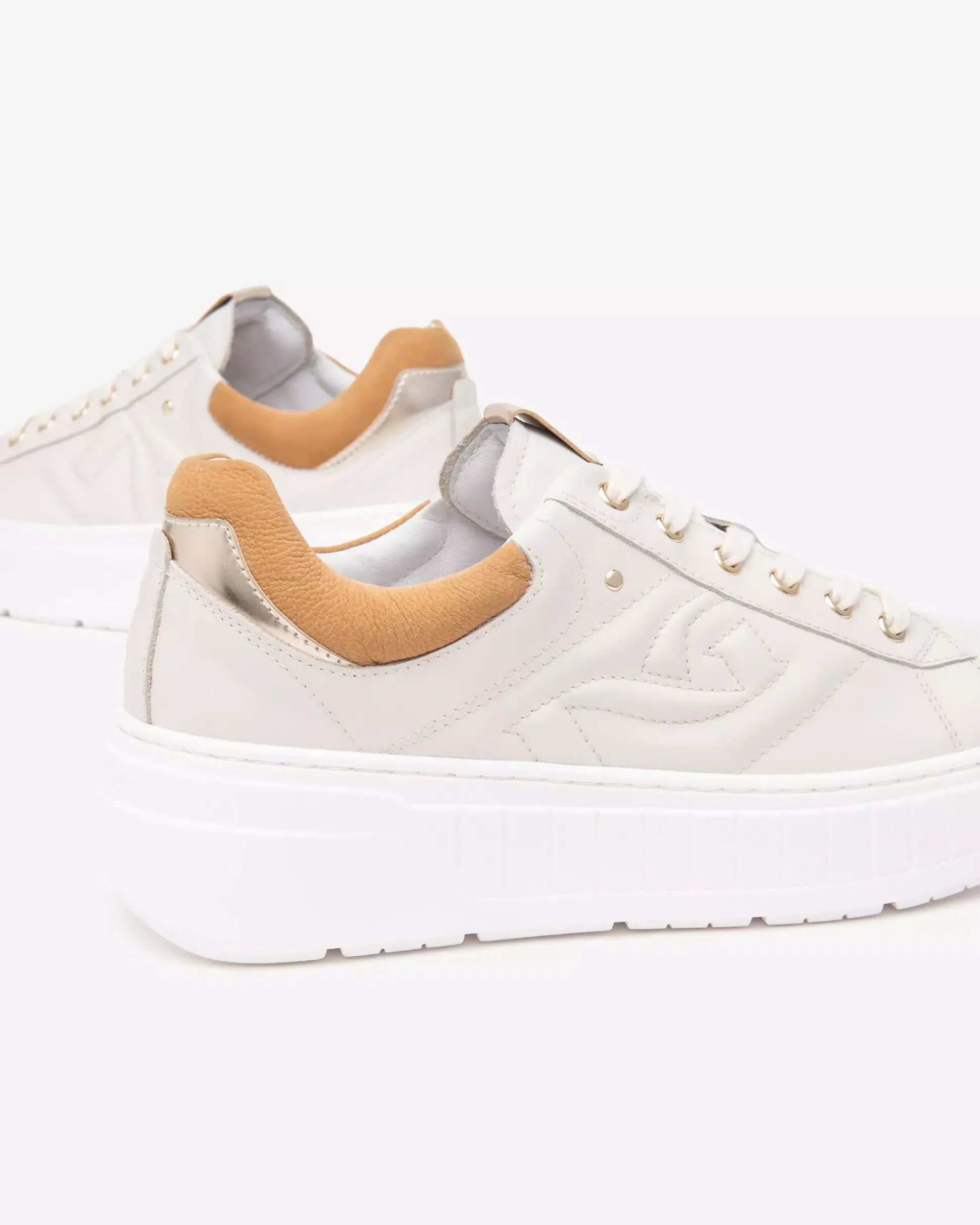 Sneakers Donna in Pelle e Materiale Tecnico