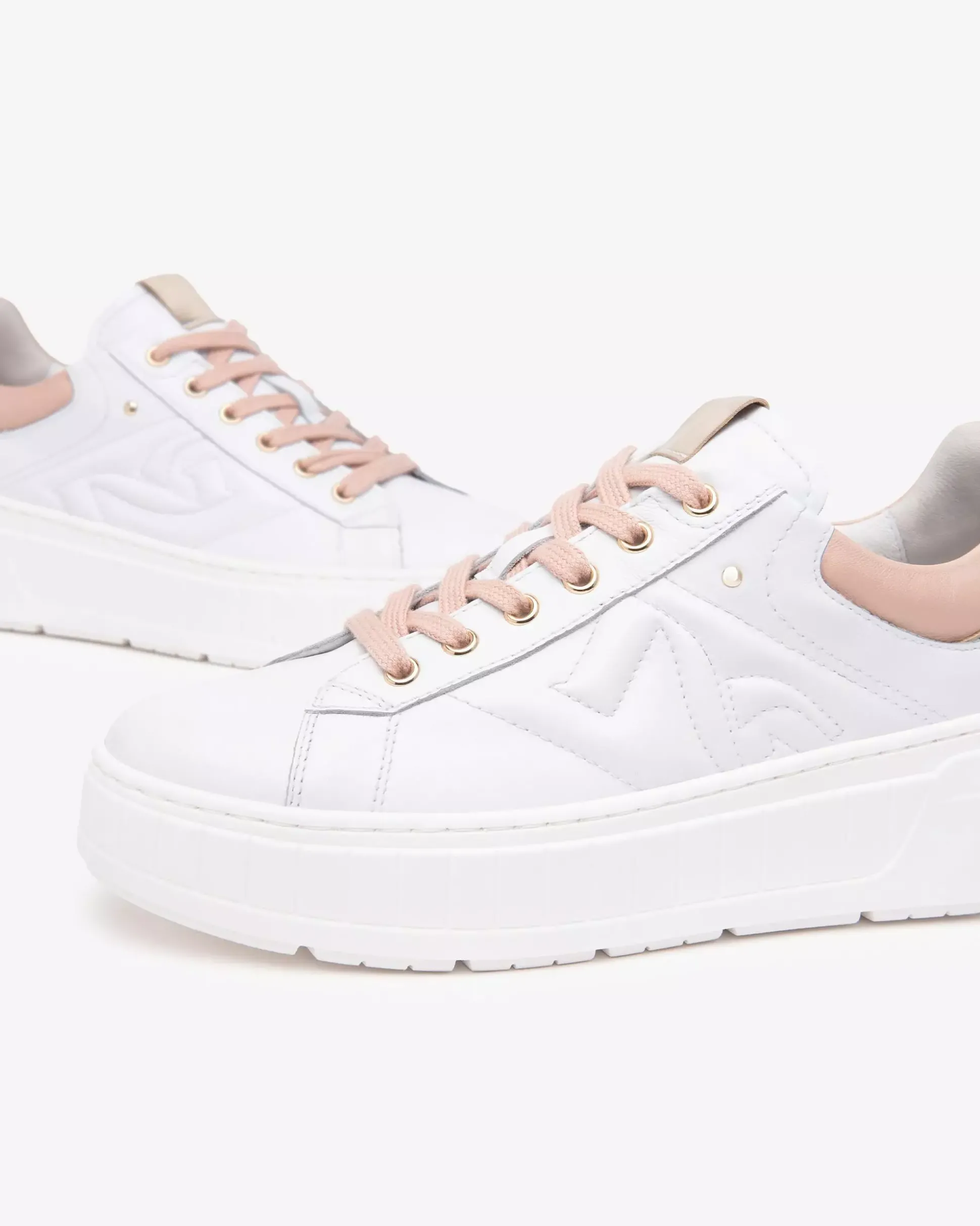 Sneakers Donna in Pelle e Materiale Tecnico