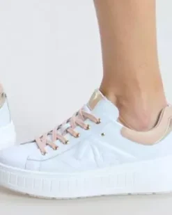Sneakers Donna in Pelle e Materiale Tecnico