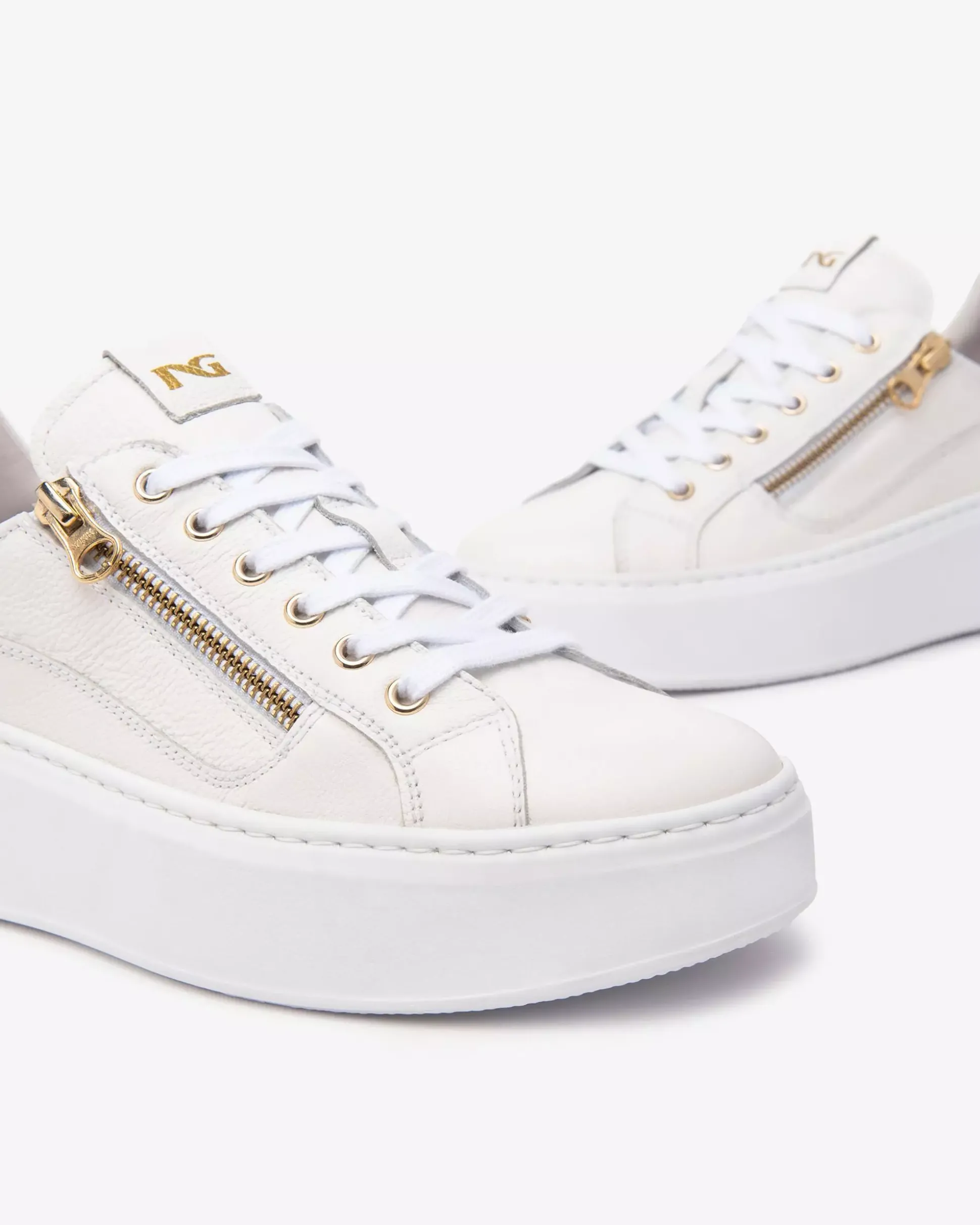 Sneakers Donna in Pelle e Materiale Tecnico