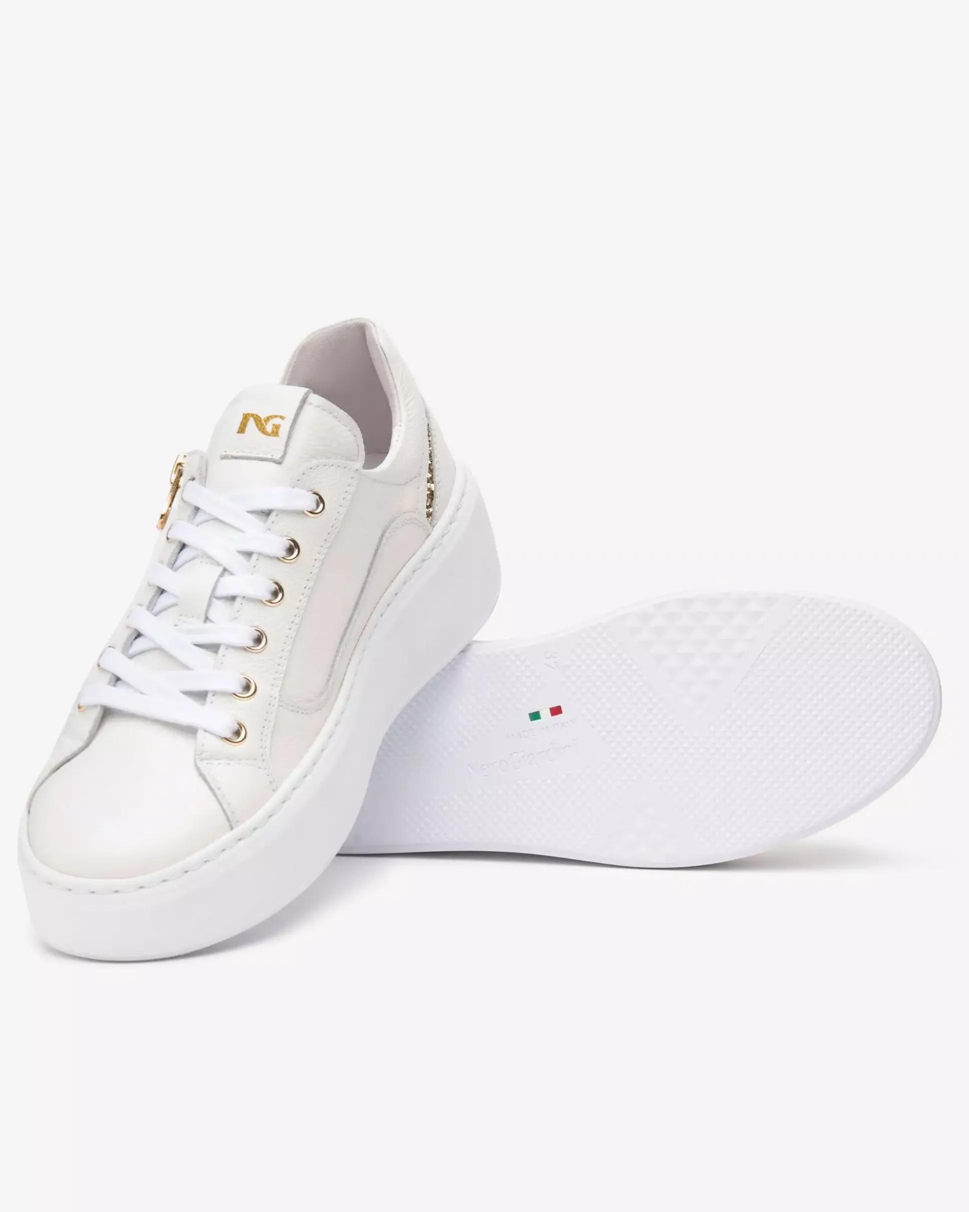 Sneakers Donna in Pelle e Materiale Tecnico