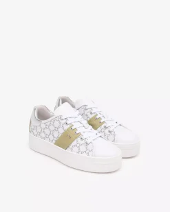 Sneakers Donna in Pelle e Materiale Tecnico