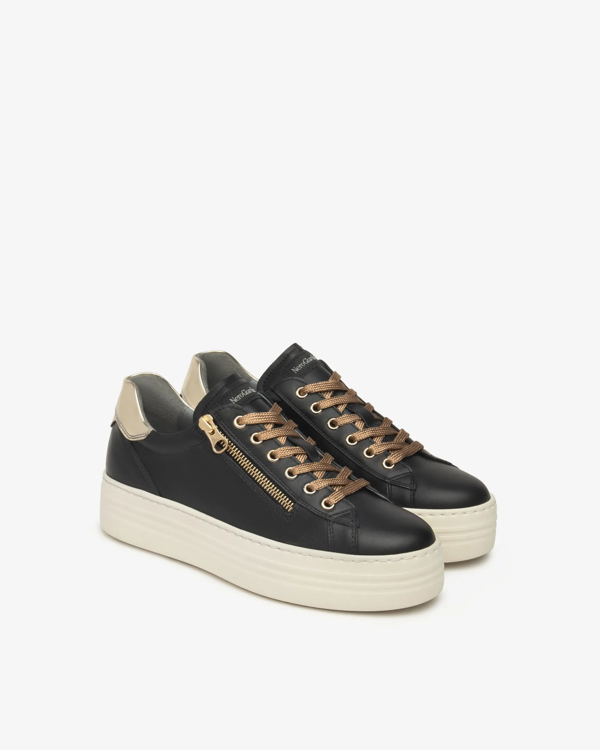 Sneakers Donna in Pelle e Materiale Tecnico