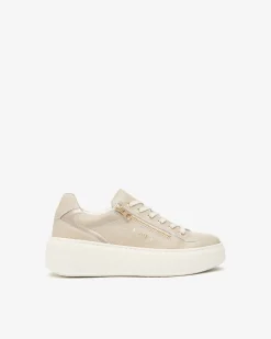 Sneakers Donna in Pelle e Materiale Tecnico
