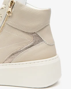 Sneakers Donna in Pelle e Materiale Tecnico