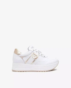 Sneakers Donna in Pelle e Materiale Tecnico