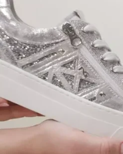 Sneakers Donna in Pelle e Materiale Tecnico