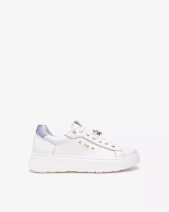 Sneakers Donna in Pelle e Materiale Tecnico