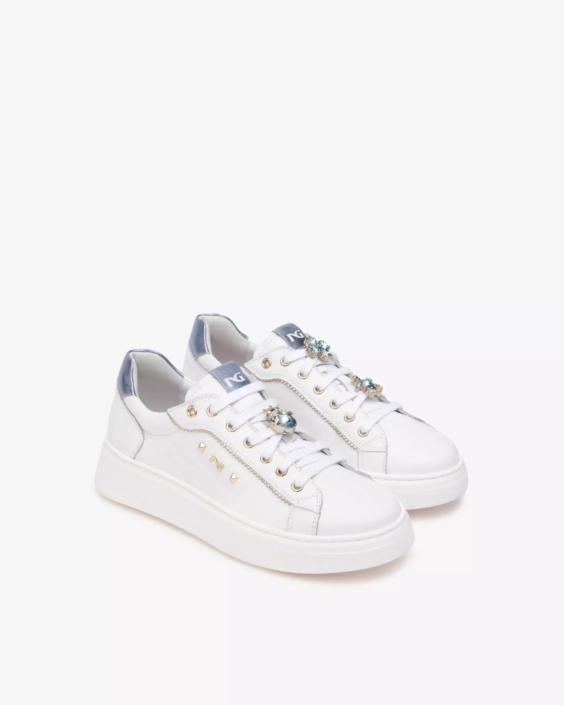 Sneakers Donna in Pelle e Materiale Tecnico