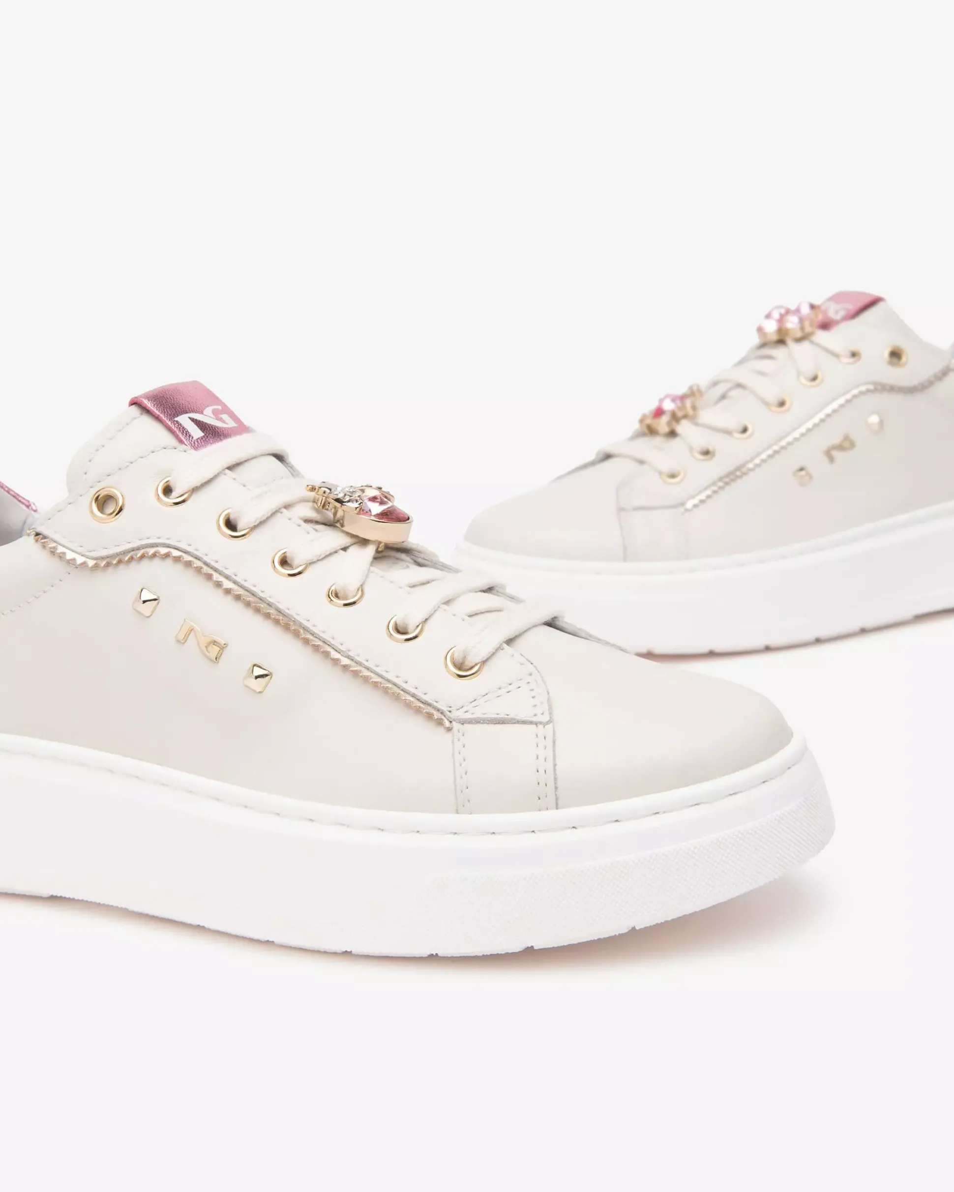 Sneakers Donna in Pelle e Materiale Tecnico