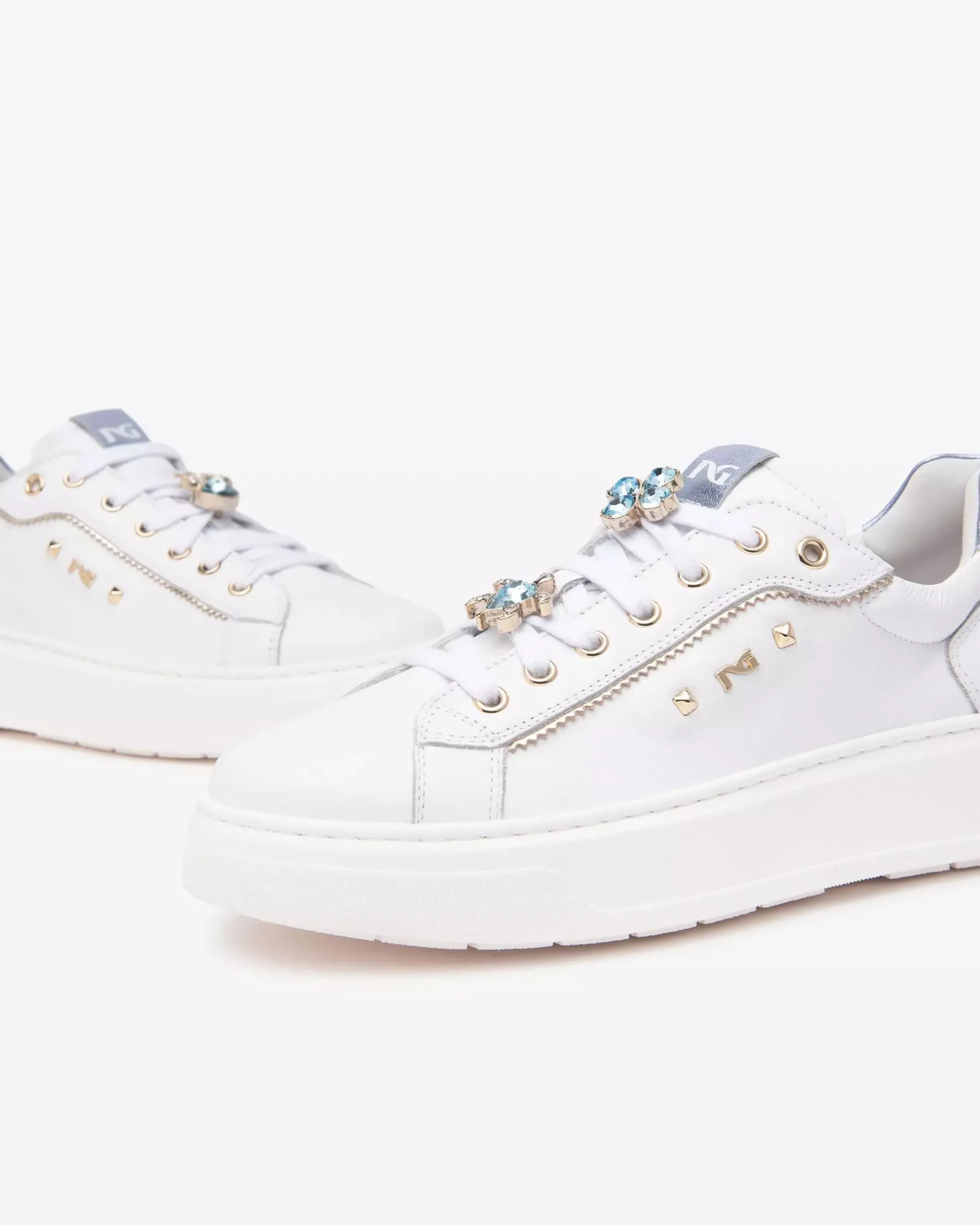 Sneakers Donna in Pelle e Materiale Tecnico