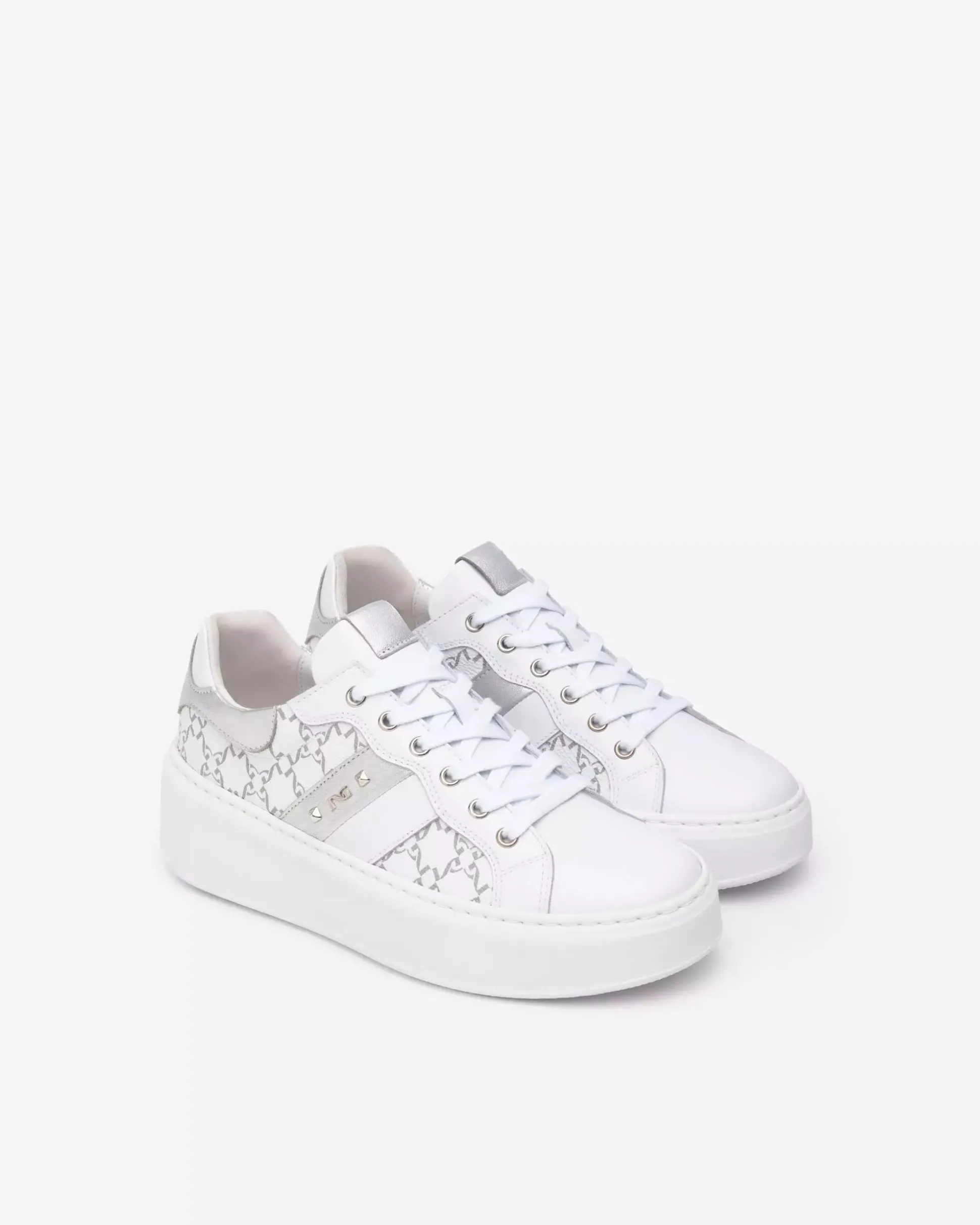 Sneakers Donna in Pelle e Materiale Tecnico