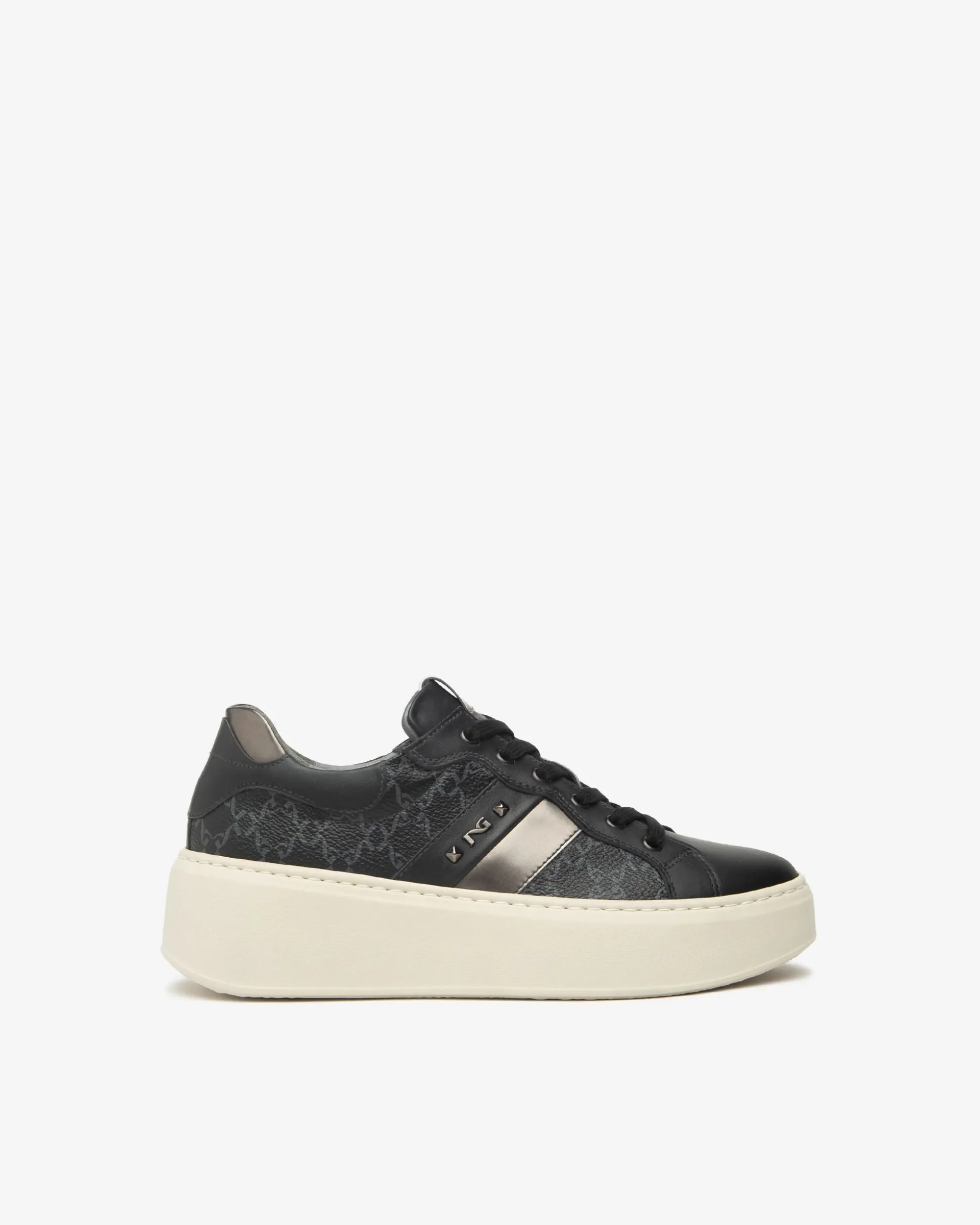 Sneakers Donna in Pelle, Materiale Tecnico e Suede