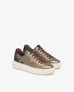 Sneakers Donna in Pelle, Suede e Materiale Tecnico