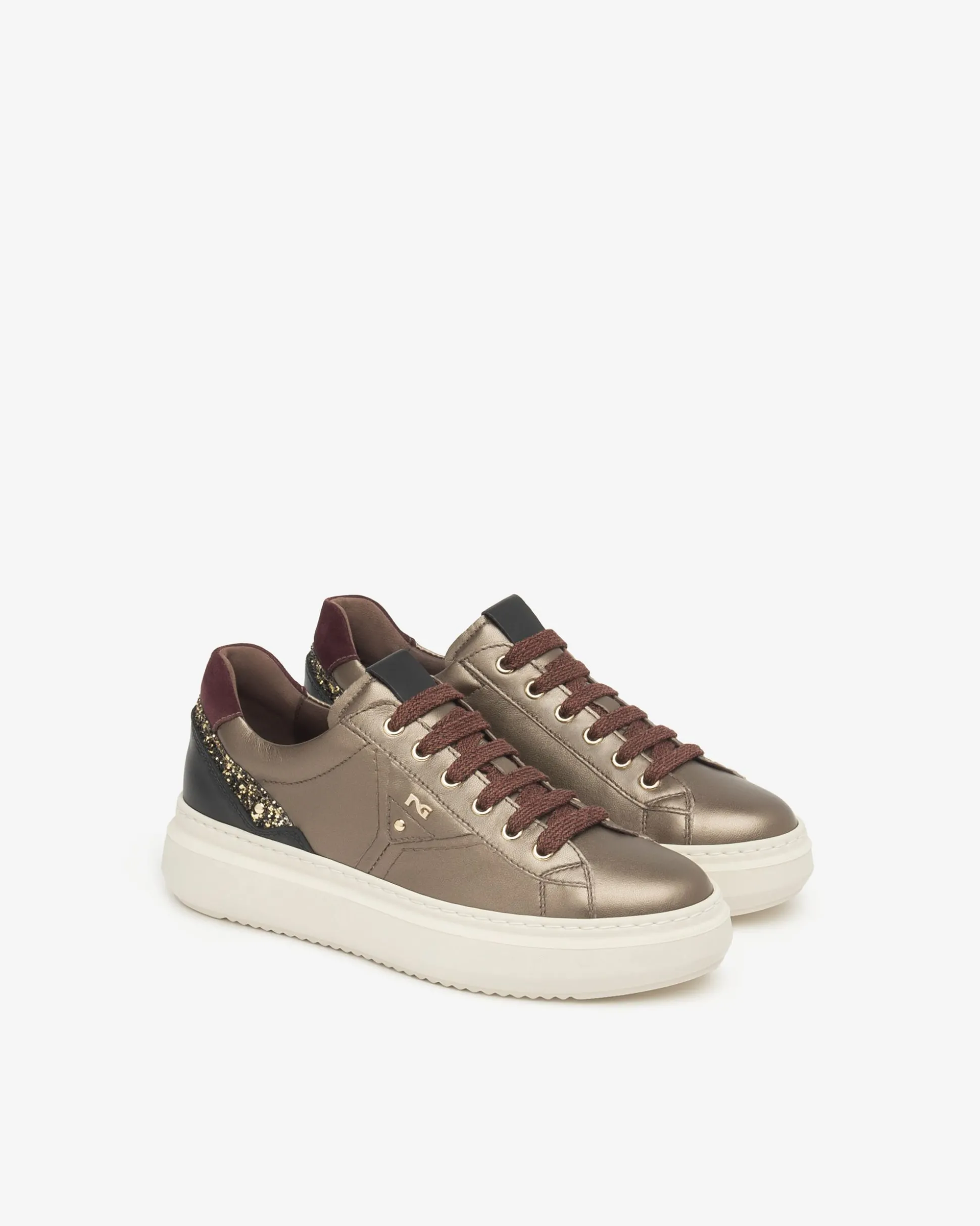 Sneakers Donna in Pelle, Suede e Materiale Tecnico