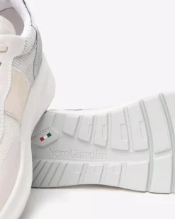 Sneakers Donna in Pelle, Suede e Tela