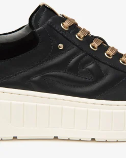 Sneakers Donna in Pelle, Suede e Materiale Tecnico